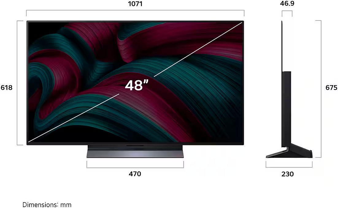 LG OLED48C5ELB OLED-Fernseher