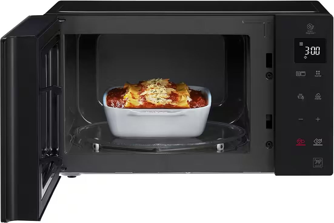 LG Mikrowelle MH 6535 GIS, (25 L, 1000 Watt) mit Quarzgrill, Smart Inverter Technologie & EasyClean
