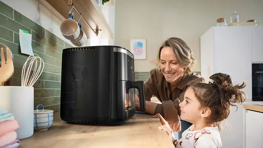 BOSCH Heißluftfritteuse Air Fryer Serie 6, MAF671B0, 7,2l, Sichtfenster, 7 Programme, schwarz