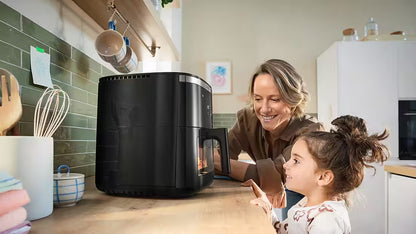 BOSCH Heißluftfritteuse Air Fryer Serie 6, MAF671B0, 7,2l, Sichtfenster, 7 Programme, schwarz