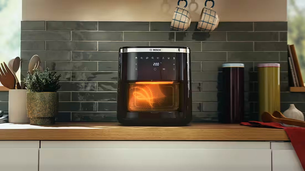 BOSCH Heißluftfritteuse Air Fryer Serie 6, MAF671B0, 7,2l, Sichtfenster, 7 Programme, schwarz