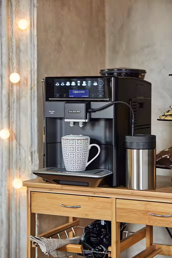SIEMENS
Kaffeevollautomat EQ6 plus s400 TE654509DE, Doppeltassenfunktion, Keramikmahlwerk