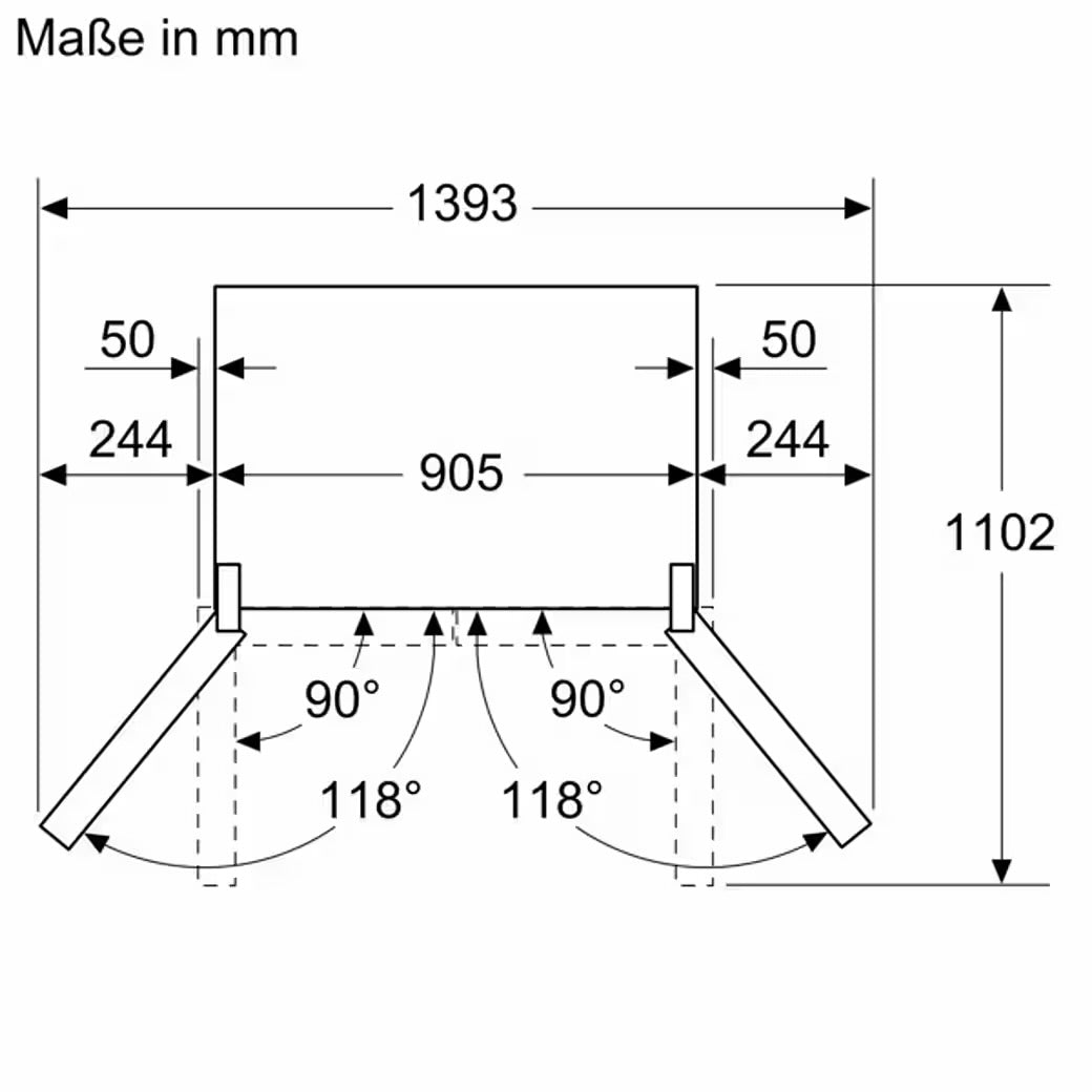 SIEMENS Side-by-Side iQ700 KF96RSBEA