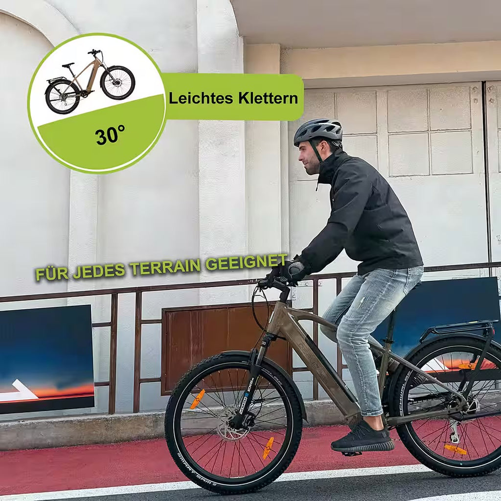 E-Bike Faltrad 20 zoll E‑Faltrad/28 zoll Deruiz SUV, für Alltag & Abenteuer