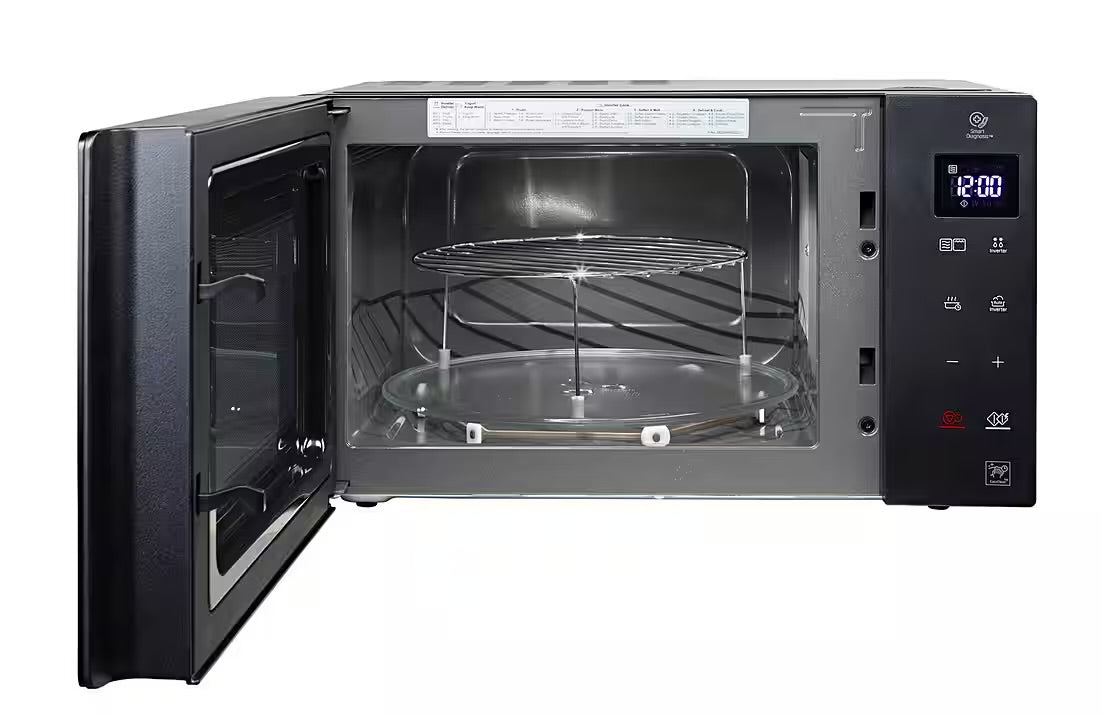 LG Mikrowelle MH 6535 GIS, (25 L, 1000 Watt) mit Quarzgrill, Smart Inverter Technologie & EasyClean