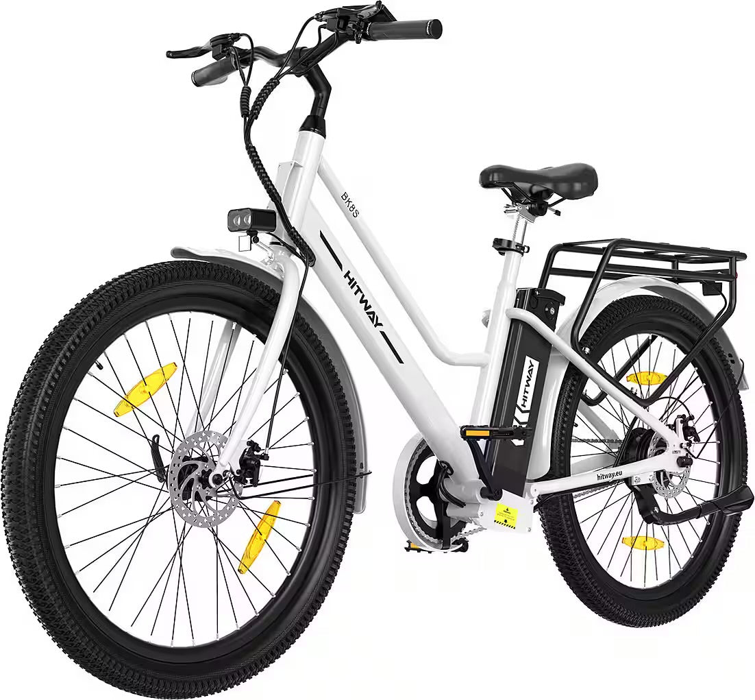 E-Bike Cityrad 27,5 Zoll Elektrofahrrad für Damen Herren, Pedelec mit 36V 13Ah Akku