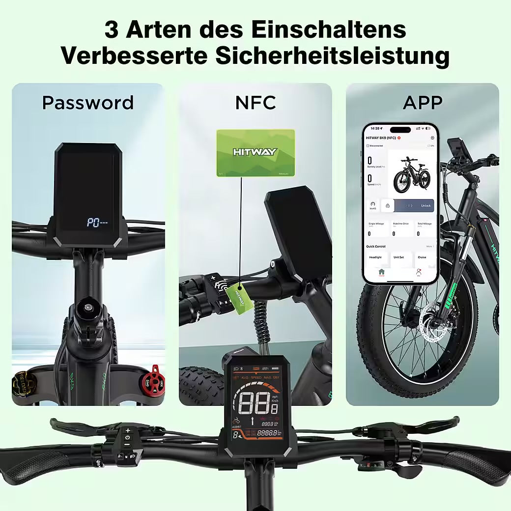 E-Bike Mountainbike 26*4,0 Zoll Elektrofahrrad EMTB mit 48V15Ah Samsung Akku