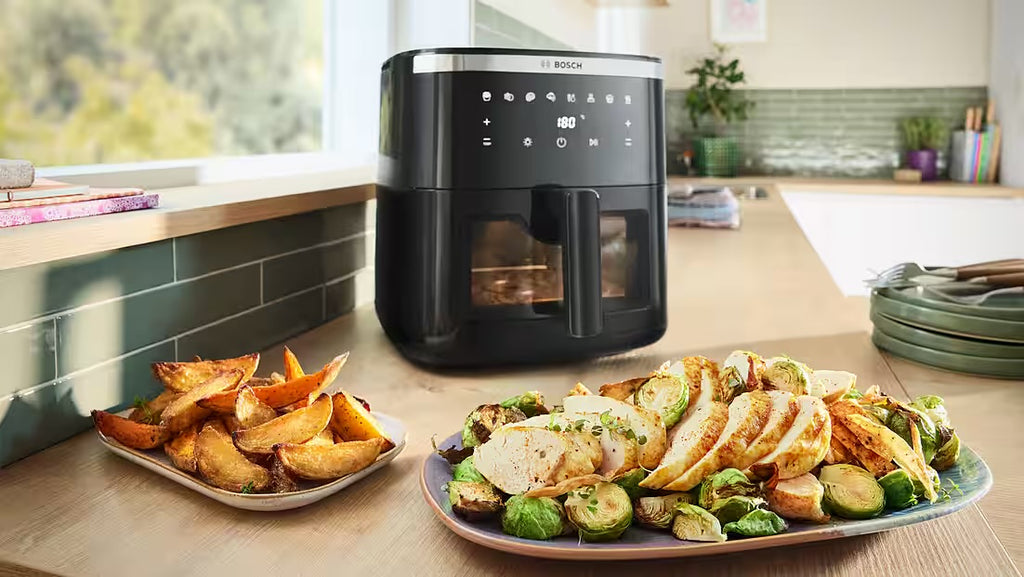 BOSCH Heißluftfritteuse Air Fryer Serie 6, MAF671B0, 7,2l, Sichtfenster, 7 Programme, schwarz