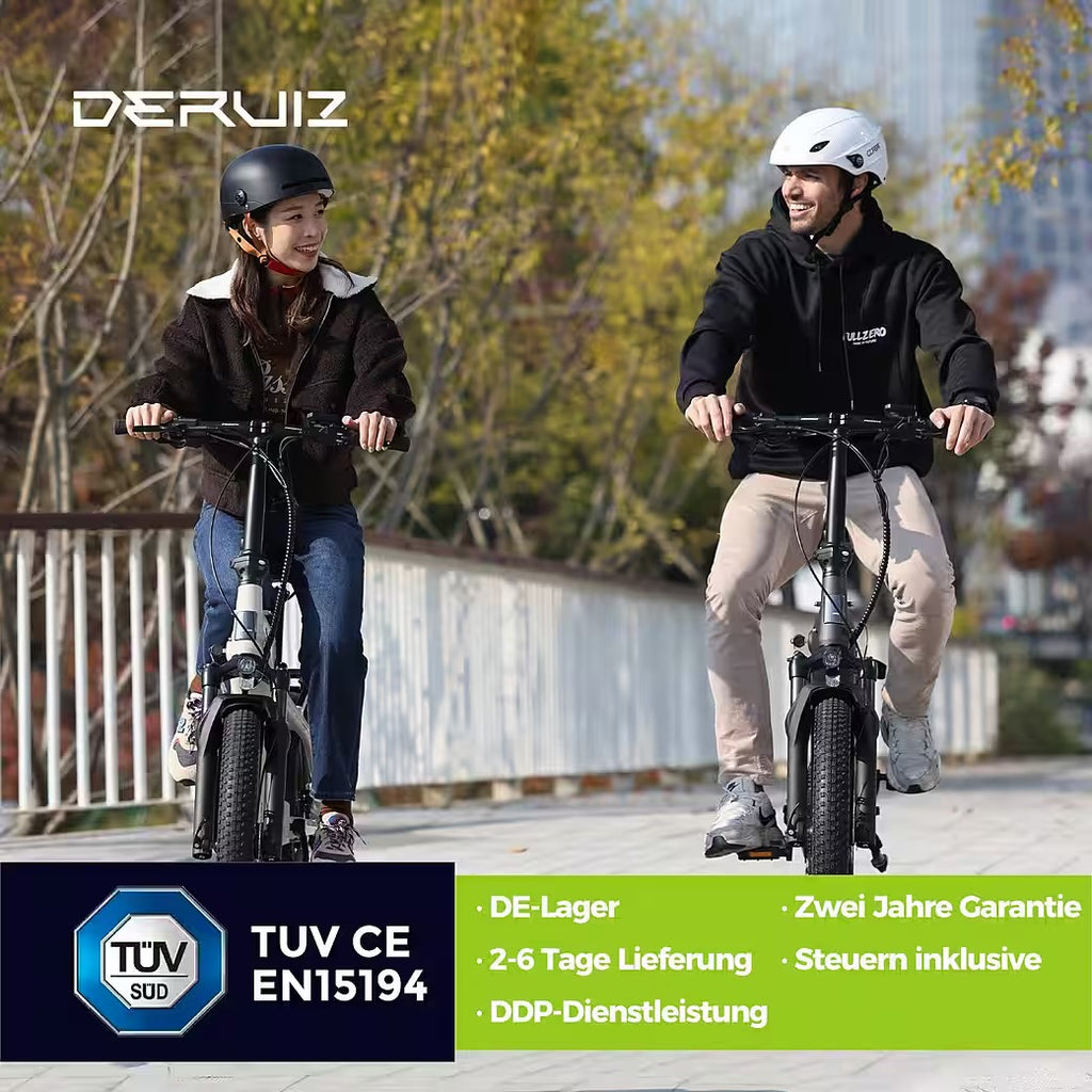 E-Bike Faltrad Peridot 20-Zoll Klapprad mit 500 Wh Akku – 250 W Heckmotor