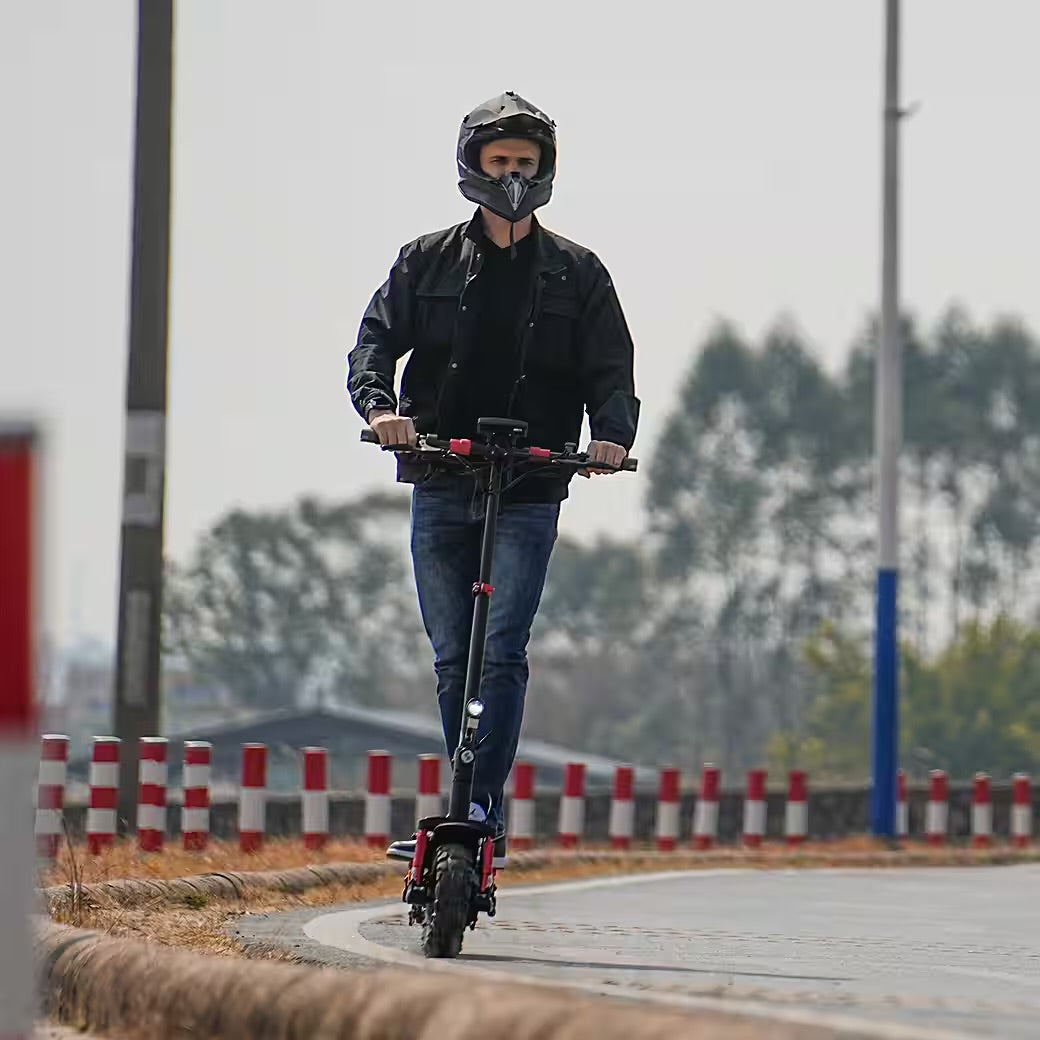 E-Scooter Offroad mit Straßenzulassung (ABE) 11-Zoll-Reifen,80km Reichweite