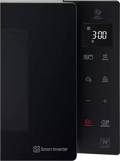 LG Mikrowelle MH 6535 GIS, (25 L, 1000 Watt) mit Quarzgrill, Smart Inverter Technologie & EasyClean