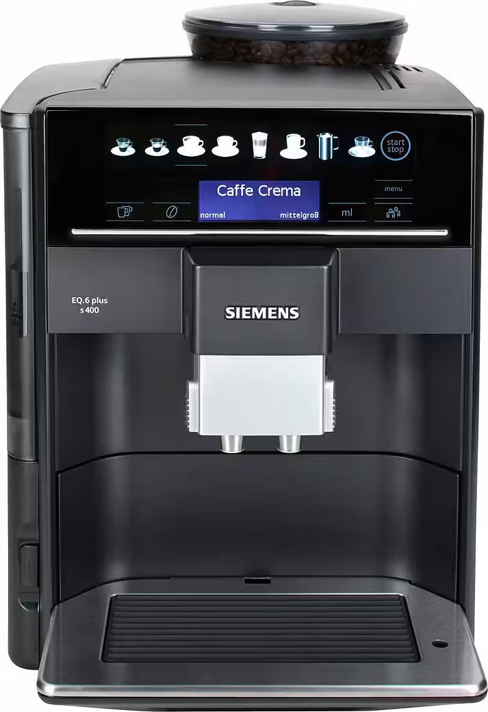 SIEMENS
Kaffeevollautomat EQ6 plus s400 TE654509DE, Doppeltassenfunktion, Keramikmahlwerk