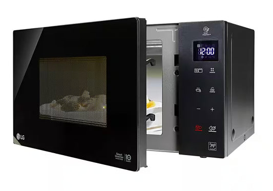 LG Mikrowelle MH 6535 GIS, (25 L, 1000 Watt) mit Quarzgrill, Smart Inverter Technologie & EasyClean
