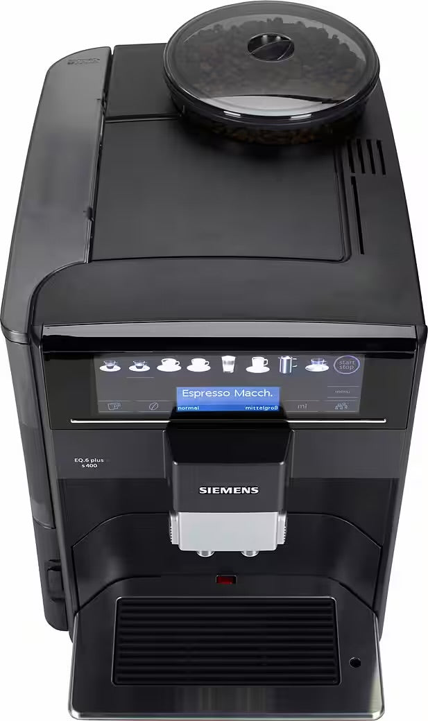 SIEMENS
Kaffeevollautomat EQ6 plus s400 TE654509DE, Doppeltassenfunktion, Keramikmahlwerk