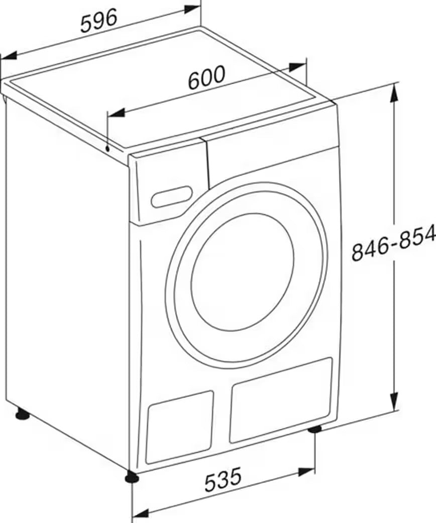 MIELE Waschmaschine WSA123 WCS 8kg Active