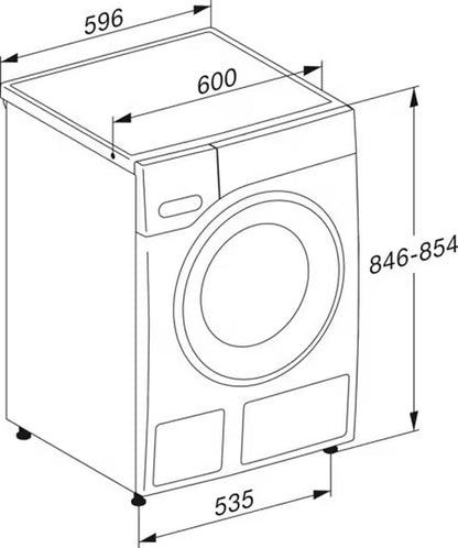 MIELE Waschmaschine WSA123 WCS 8kg Active
