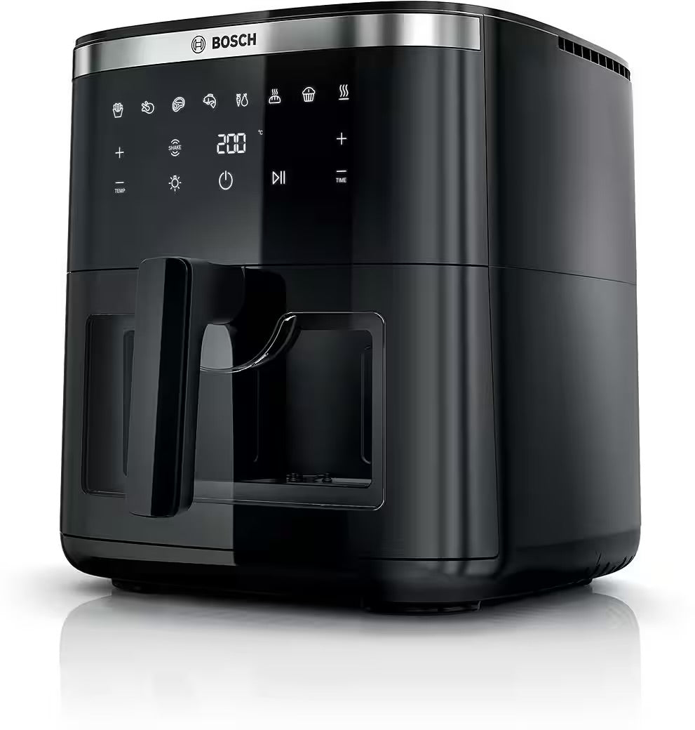 BOSCH Heißluftfritteuse Air Fryer Serie 6, MAF671B0, 7,2l, Sichtfenster, 7 Programme, schwarz