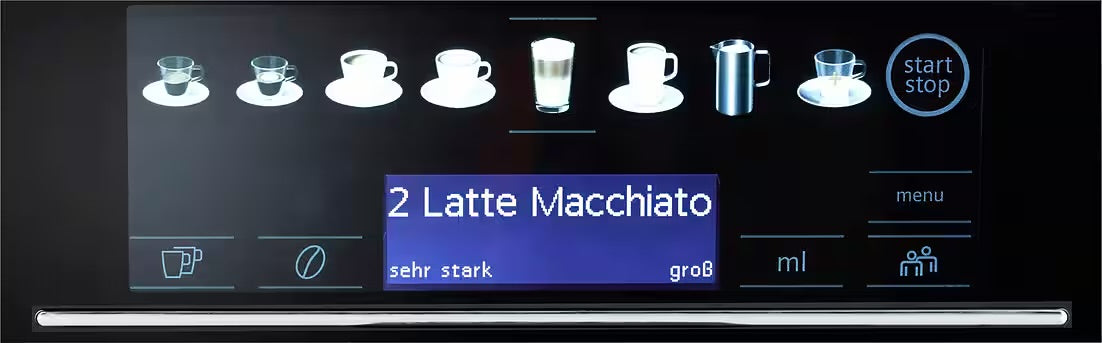 SIEMENS
Kaffeevollautomat EQ6 plus s400 TE654509DE, Doppeltassenfunktion, Keramikmahlwerk